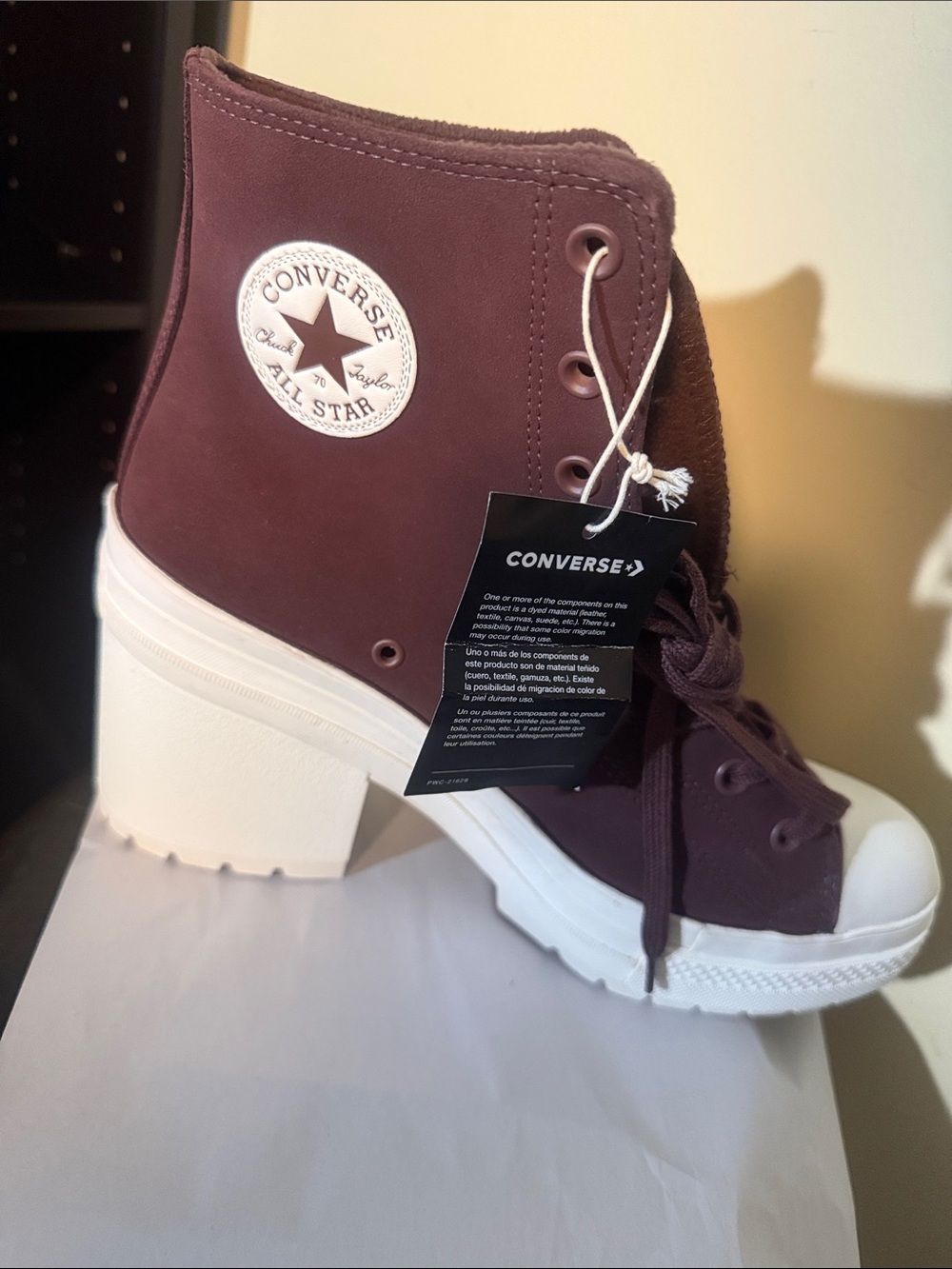 Converse Chuck Taylor 70 DeLuxe Heel Suede High-Top Sneaker